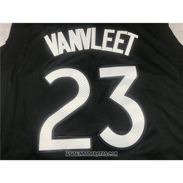 Camiseta Toronto Raptors Fred VanVleet #23 Earned 2020-21 Negro Violeta